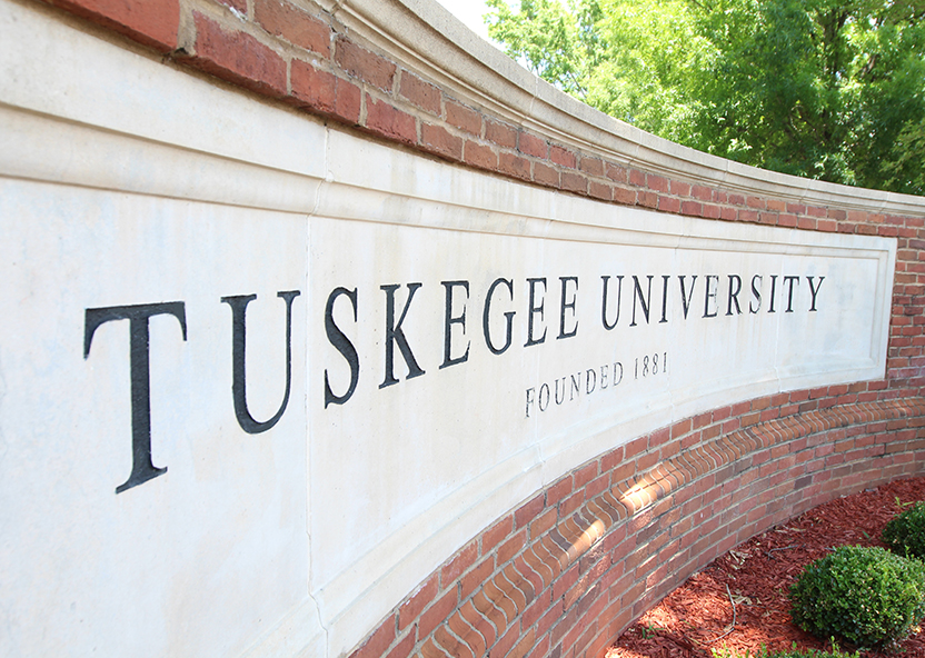 Tuskegee University campus entrance